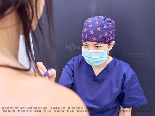 整形外科曹舒淳醫師評估了圓夢小姊姊Azhi的條件及需求 圖片