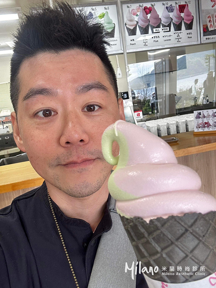 眼袋轉移術前後